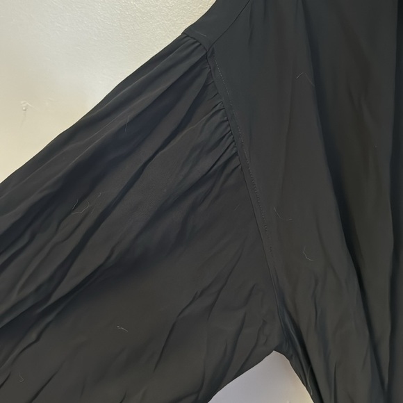 0924-15 Black Button Down Dress - Picture 4 of 6